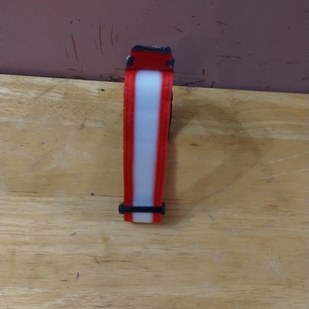 New Red Medium size Rechargeable light up dog collar